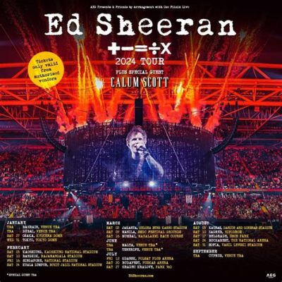 Ed Sheeran Konzert-Tournee The Mathematics Tour: Ein musikalisches Feuerwerk mit britischem Charme!